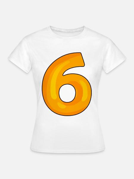6 - Frauen T-Shirt - Weiß