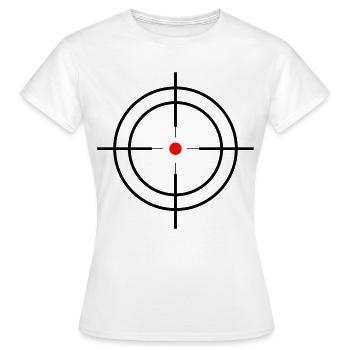 target - Women's T-Shirt - white - Front - AI Model Female 172 dark (172cm)
