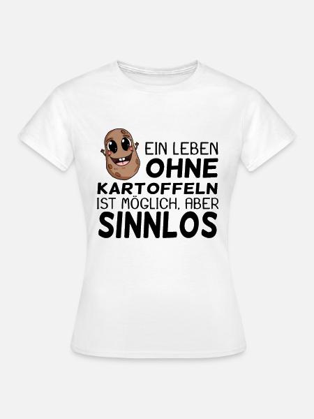 Kartoffel - Frauen T-Shirt - Weiß