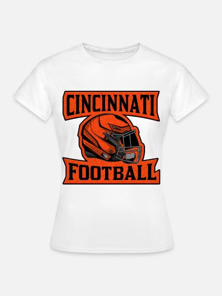 Cincinnati Football Emblem - Frauen T-Shirt - Weiß