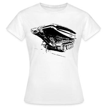 Bridge Laying Device BLG 60 - Women's T-Shirt - white - Front - AI Model Female 172 dark (172cm)