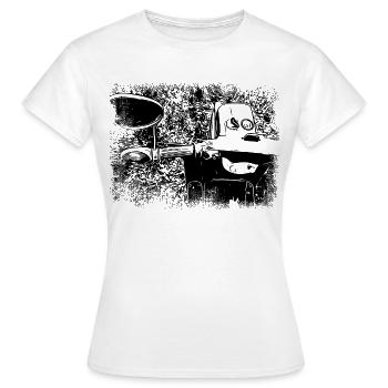 Simson Schwalbe - KR51 - T-shirt Femme - blanc - Devant - AI Model Female 172 dark (172cm)