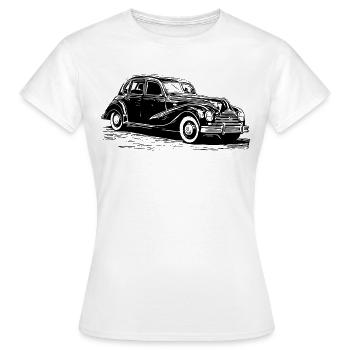 EMW 340/2-Kombi - Frauen T-Shirt - Weiß - Vorne - AI Model Female 172 dark (172cm)
