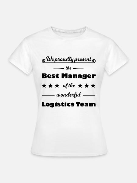 Der beste Logistik Manager - Frauen T-Shirt - Weiß