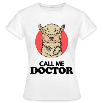 Doctoral Thesis Doctorate Doctorate Doctorate - Women's T-Shirt - white - Front - AI Model Female 172 dark (172cm)