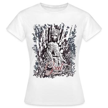 Wurzelmännlein Groot - T-shirt Femme - blanc - Devant - AI Model Female 172 dark (172cm)