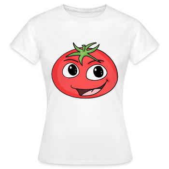Tomato - Women's T-Shirt - white - Front - AI Model Female 172 dark (172cm)