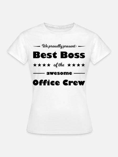 Der beste Büro - Frauen T-Shirt - Weiß