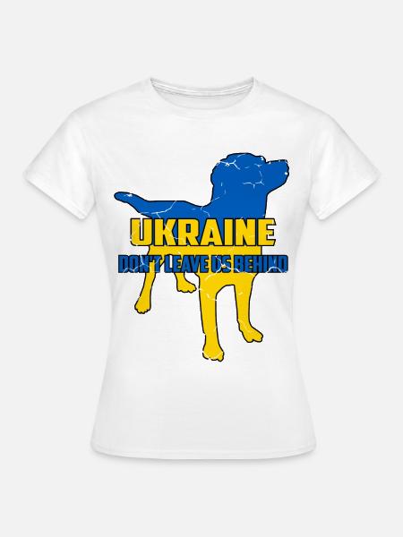 Ukraine Tierrettung - Frauen T-Shirt - Weiß