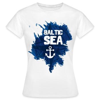 Mer Baltique - T-shirt Femme - blanc - Devant - AI Model Female 172 dark (172cm)