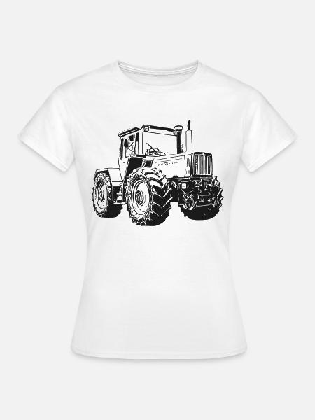 MB trac 1800 intercooler Traktor - Frauen T-Shirt - Weiß