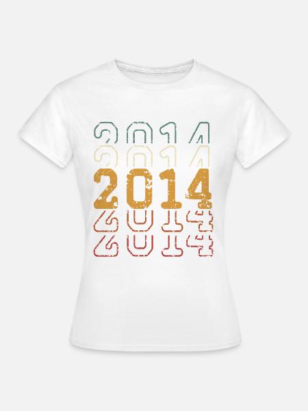 2014 - Frauen T-Shirt - Weiß