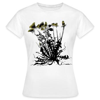 Löwenzahn energy - Frauen T-Shirt - Weiß - Vorne - AI Model Female 172 dark (172cm)