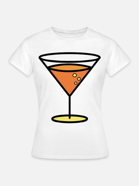 Cocktail - Frauen T-Shirt - Weiß