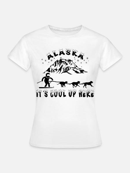 Alaska Ski Sport - Frauen T-Shirt - Weiß