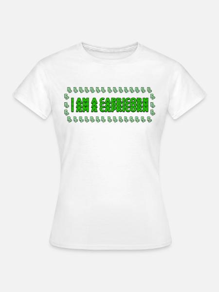 Steinbock Statement Sternzeichen Horoskop Esoterik - Frauen T-Shirt - Weiß