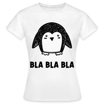 Oiseau manchot animal Vague de froid Pôle Sud - T-shirt Femme - blanc - Devant - AI Model Female 172 dark (172cm)