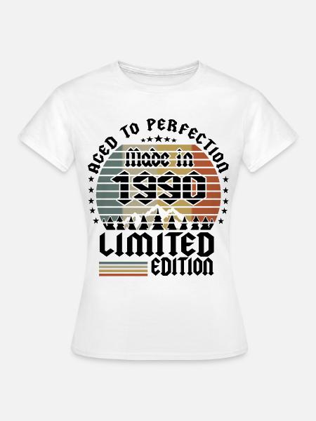 1990 Limited Edition - Frauen T-Shirt - Weiß