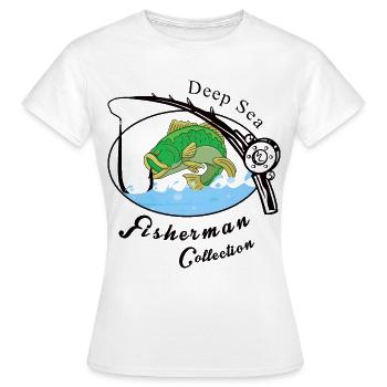 Fischer Collection - T-shirt Femme - blanc - Devant - AI Model Female 172 dark (172cm)