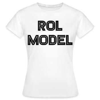 Jeder Rollstuhlfahrer ist ein Vorbild - Frauen T-Shirt - Weiß - Vorne - AI Model Female 172 dark (172cm)