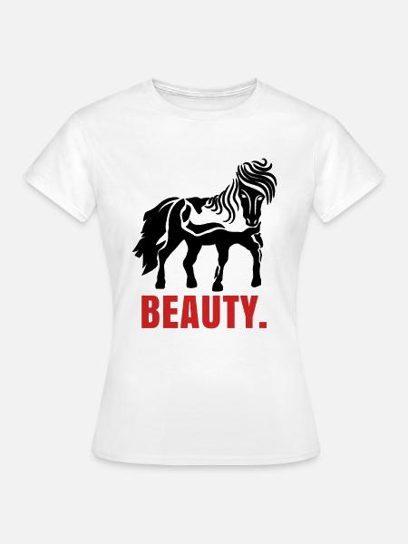 Pferde Pferdenarr Fohlen Islandpferde Spruch - Frauen T-Shirt - Weiß