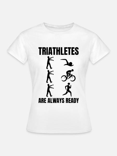 Triathlon - Frauen T-Shirt - Weiß
