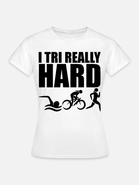 Triathlon - Frauen T-Shirt - Weiß