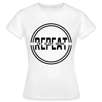 Cool Anime Quote Manga Asian Pop Culture - Women's T-Shirt - white - Front - AI Model Female 172 dark (172cm)