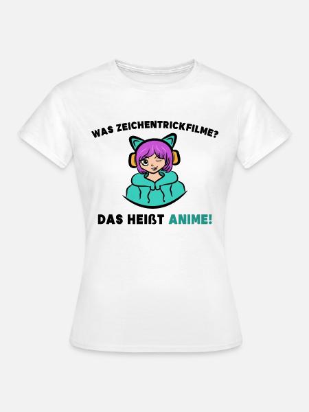 Manga Popkultur Statement Anime Japanisch - Frauen T-Shirt - Weiß