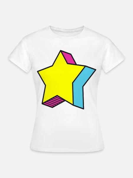 Star Stern - Frauen T-Shirt - Weiß
