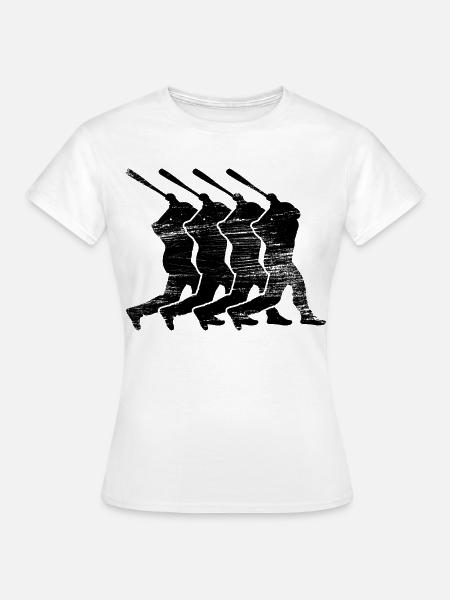 Baseballschläger - Frauen T-Shirt - Weiß