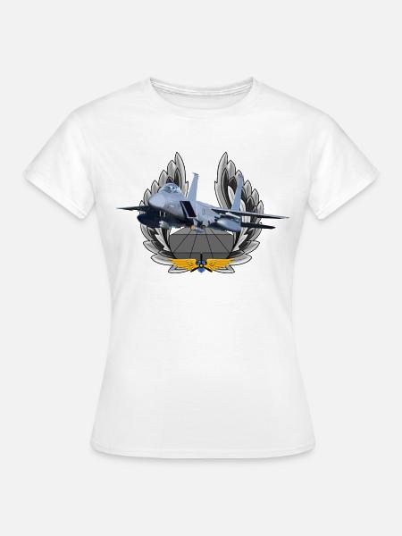 F-15 Eagle - Frauen T-Shirt - Weiß