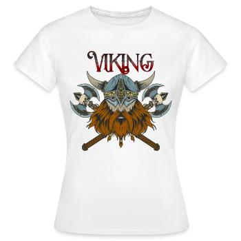 Viking - T-shirt Femme - blanc - Devant - AI Model Female 172 dark (172cm)