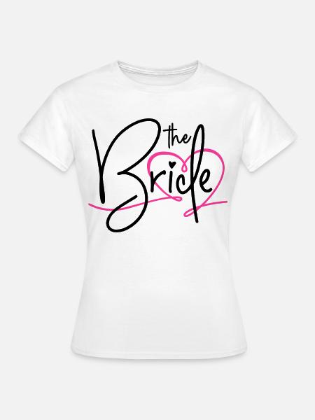 The bride - Frauen T-Shirt - Weiß