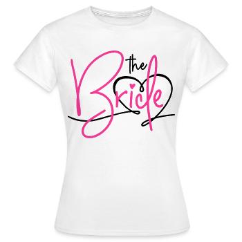 The Bride - Frauen T-Shirt - Weiß - Vorne - AI Model Female 172 dark (172cm)