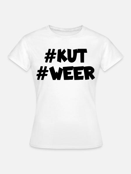 Wieder Muschi * - Frauen T-Shirt - Weiß