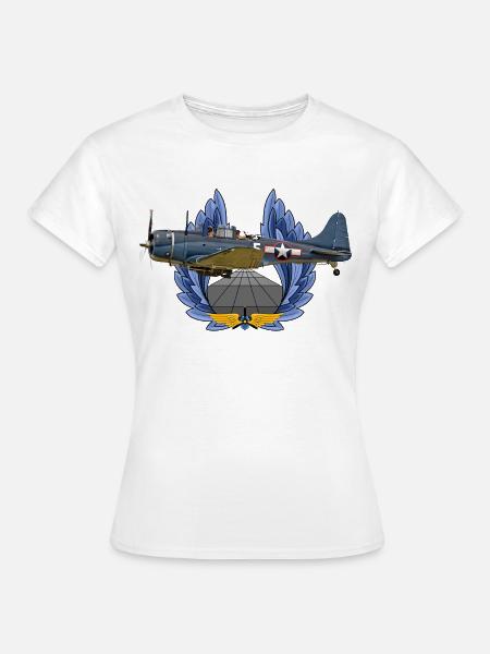 SBD Dauntless - Frauen T-Shirt - Weiß