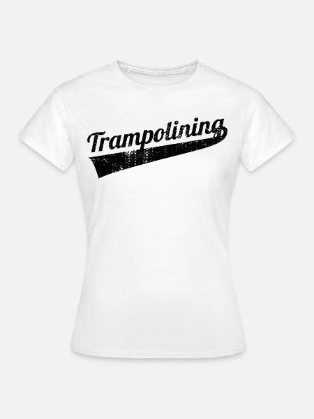 Trampolinspringen - Frauen T-Shirt - Weiß