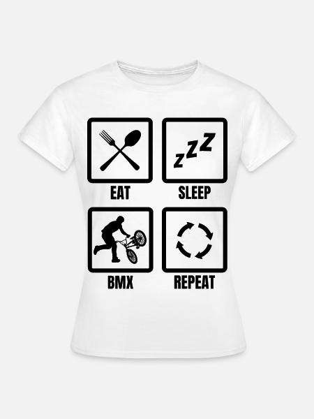 BMX Zeitplan - Frauen T-Shirt - Weiß