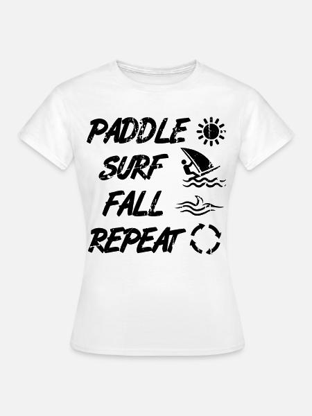 Windsurf Techniken - Frauen T-Shirt - Weiß