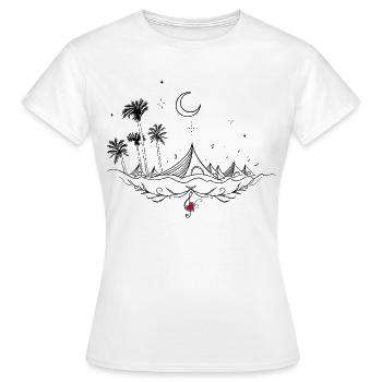 Festival de musique Festival de musique - T-shirt Femme - blanc - Devant - AI Model Female 172 dark (172cm)