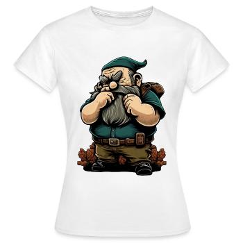 Launischer Zwerg - Frauen T-Shirt - Weiß - Vorne - AI Model Female 172 dark (172cm)