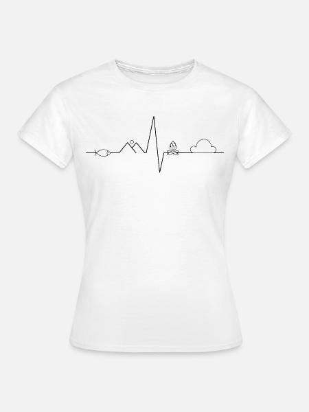 Outdoor Design - Frauen T-Shirt - Weiß