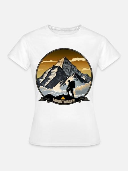 Bergsteiger - Frauen T-Shirt - Weiß