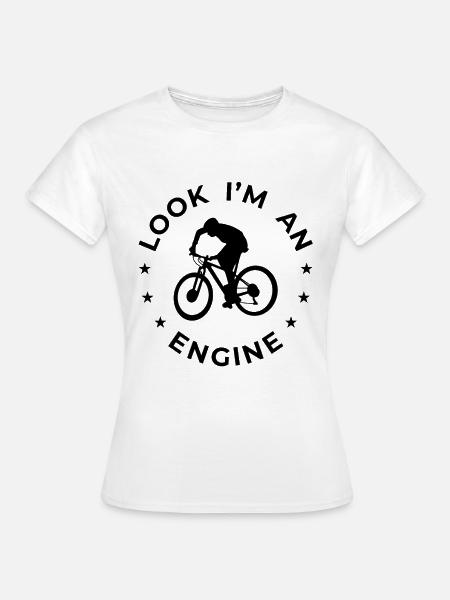 Look I'm An Engine - Frauen T-Shirt - Weiß