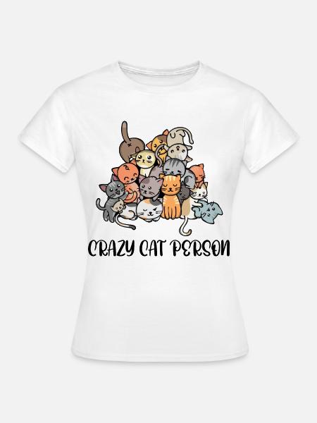 Haustiere Katze Statement Knuddeltier Heimtier - Frauen T-Shirt - Weiß