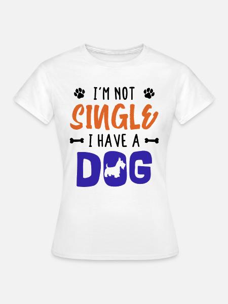 Lieblingstier Hund Statement Haustiere Knuddeltier - Frauen T-Shirt - Weiß