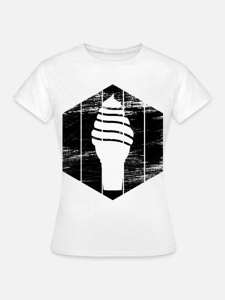 Eiscreme - Frauen T-Shirt - Weiß