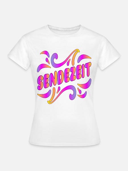 SENDEZEIT - Frauen T-Shirt - Weiß