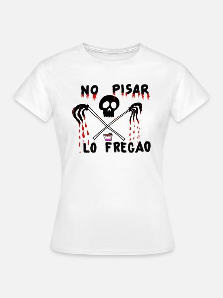 Halloween mit Humor - Frauen T-Shirt - Weiß
